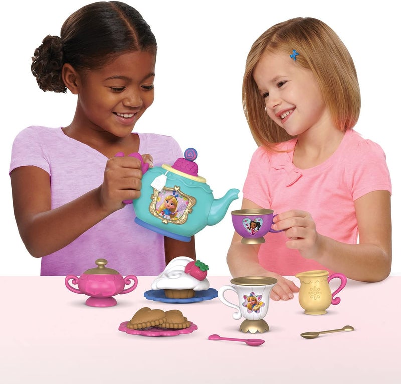 Just Play Disney Junior Alice’s Wonderland Bakery Tea Party, Kids Tea Set for 2, Officially Licensed Kids Toys for Ages 3 Up, Gifts and Presents by - Image 2