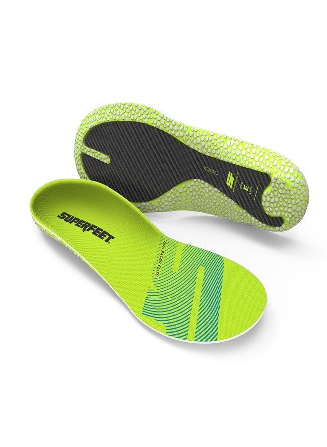 سوبر فييت نعال Superfeet Run Pacer Elite - صفيحة من ألياف الكربون Carbitex للدفع، رغوة SuperRev عالية الطاقة لجري أسرع وأكثر كفاءة، مقاس 10.5-12 للنساء / 9.5-11 للرجال - Image 1