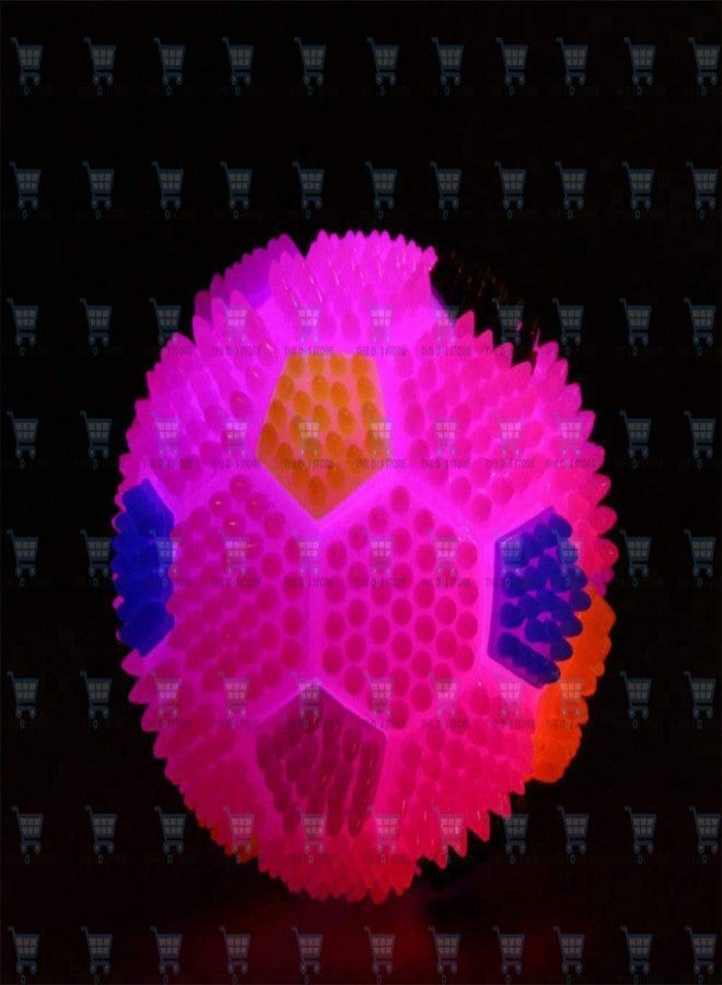 The DDS Store Funny Pet Dog Puppy LED Light Up Rubber Molar Elastic Ball Chewing Toys 3.5 Inch 1 Ball (Color May Vary) - Image 5