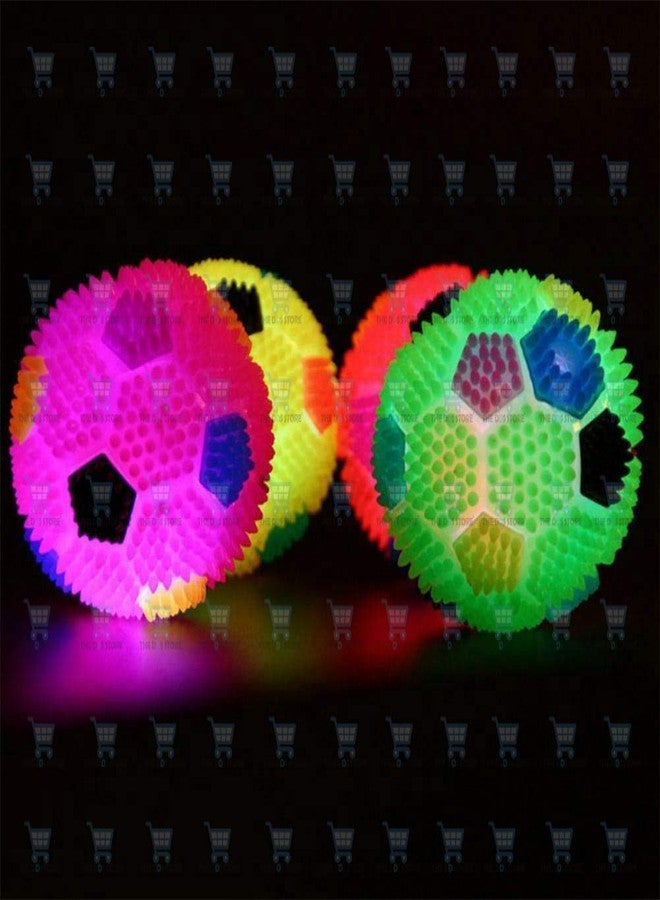 The DDS Store Funny Pet Dog Puppy LED Light Up Rubber Molar Elastic Ball Chewing Toys 3.5 Inch 1 Ball (Color May Vary) - Image 3