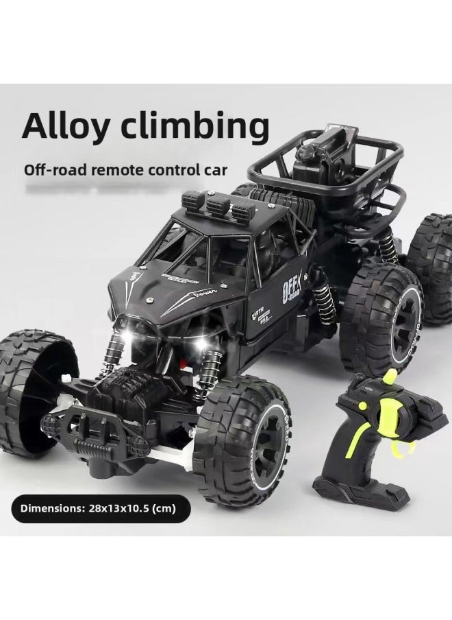 Generic Large Alloy Remote Control Car Six-wheel Four-wheel Drive Mountain Off-road Vehicle High-speed Climbing Car Children's Boy Toy Car Wholesale-Color:29cm6 Round Light Green "plastic Version]  - Image 3