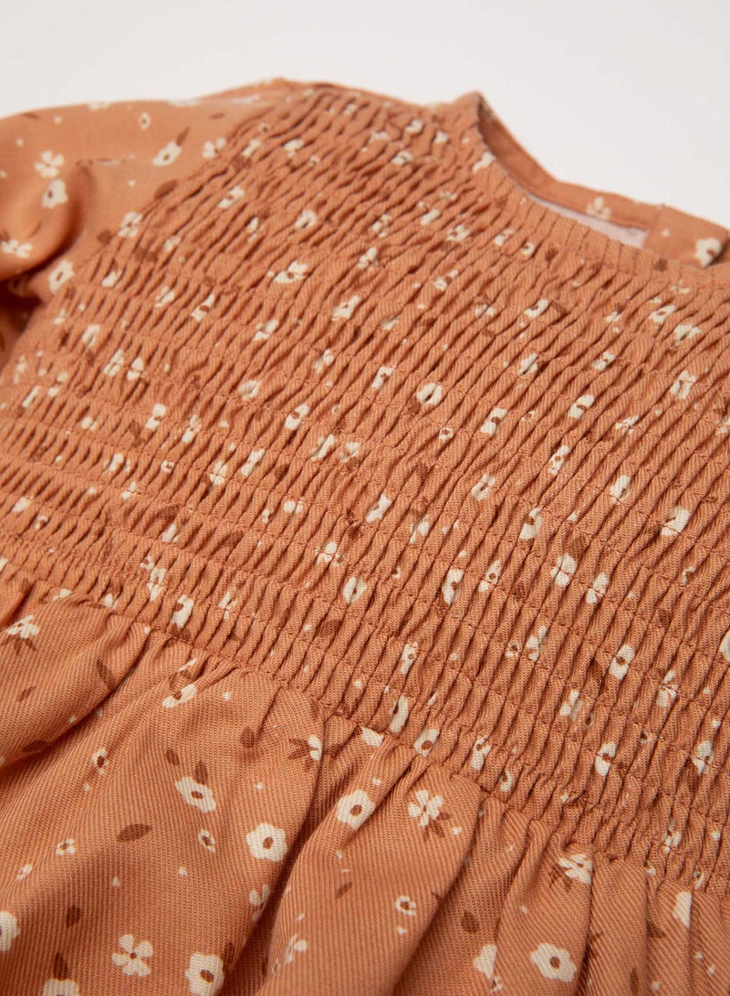DeFacto Floral Smocked Dress  - Image 4