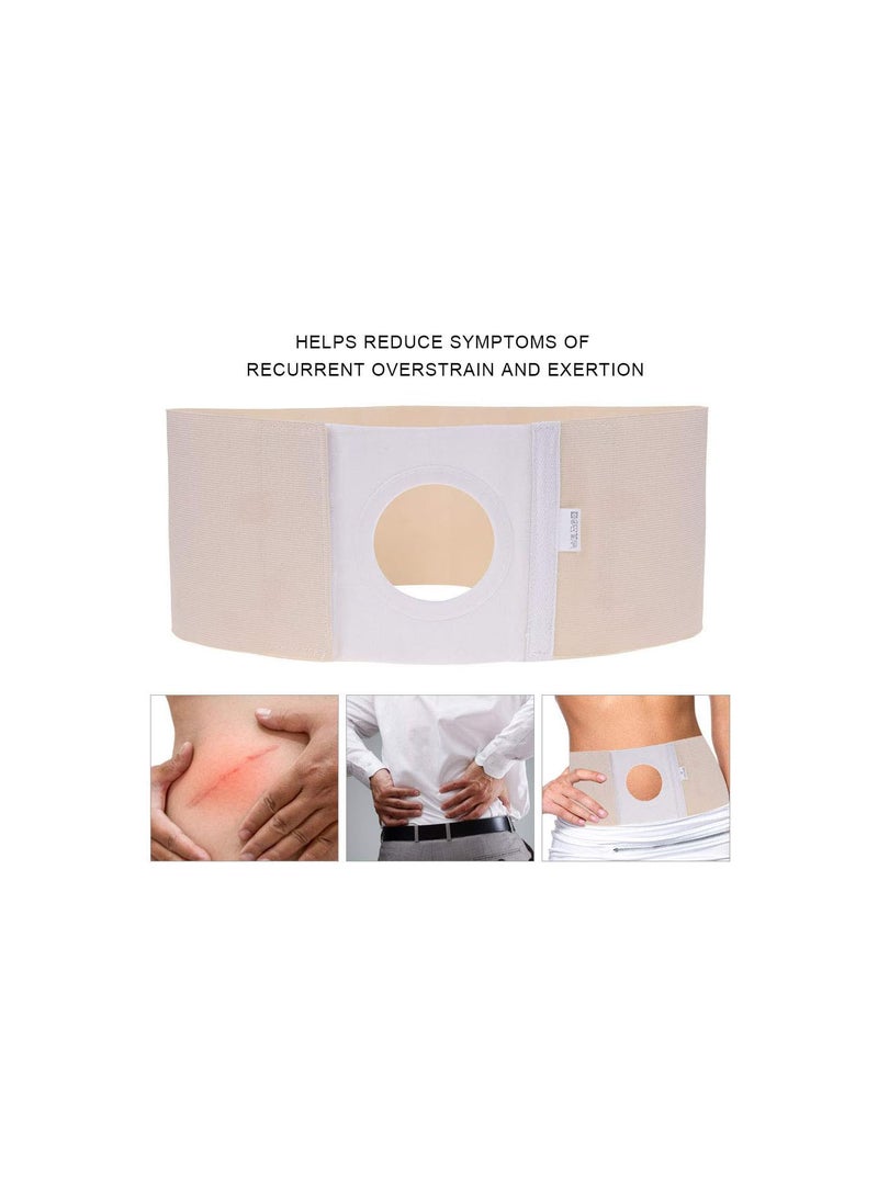 GGOOT Ostomy Hernia Belt, ​3 Sizes Ostomy Hernia Belt, Medical Ostomy Belt Unisex Ostomy Hernia Support Belt Abdominal Binder Splint (3 Sizes)(M) - Image 4