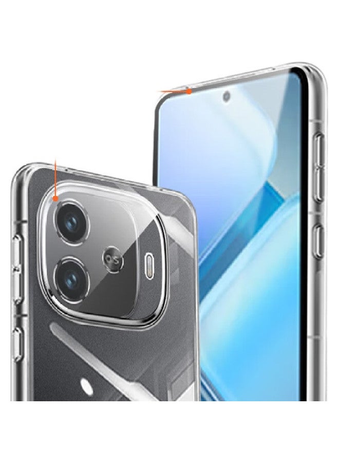 KOOLIFE حافظة هاتف Koolife لـ Iqoo Z9 Turbo/+ / Vivo Iqoo Z9، حماية كاملة للعدسة، غلاف شفاف ناعم صديق للبشرة، غطاء خلفي مقاوم لبصمات الأصابع - Image 3