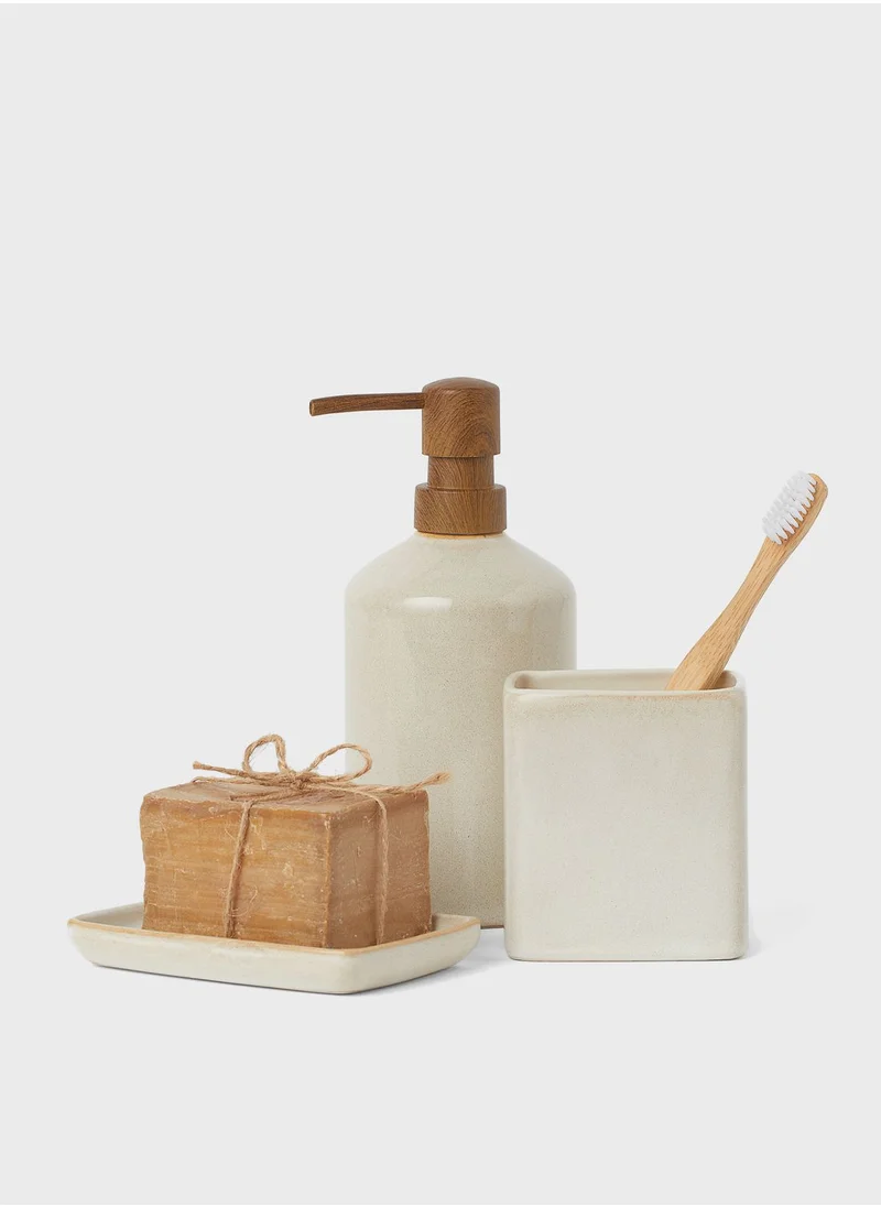 H&M Stoneware Toothbrush Mug