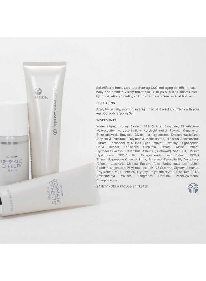 نو سكين لوشن تحديد شكل الجسم AgeLOC Dermatic Effects من Nu Skin | تركيبة علمية لتوفير فوائد AgeLOC لمكافحة الشيخوخة لبشرة مشدودة ورطبة بشكل واضح | عبوة واحدة - Image 2