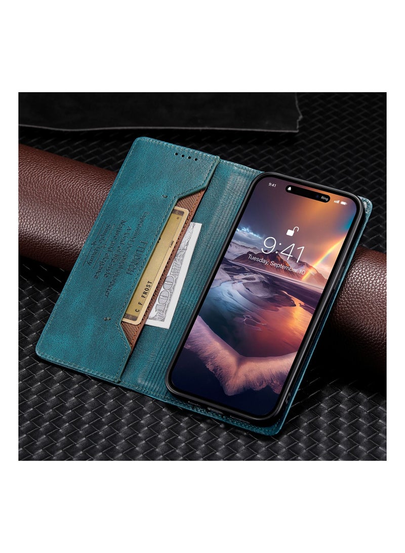 Suteni Flip Cover Card Slots Leather Phone Case for iPhone - Image 3