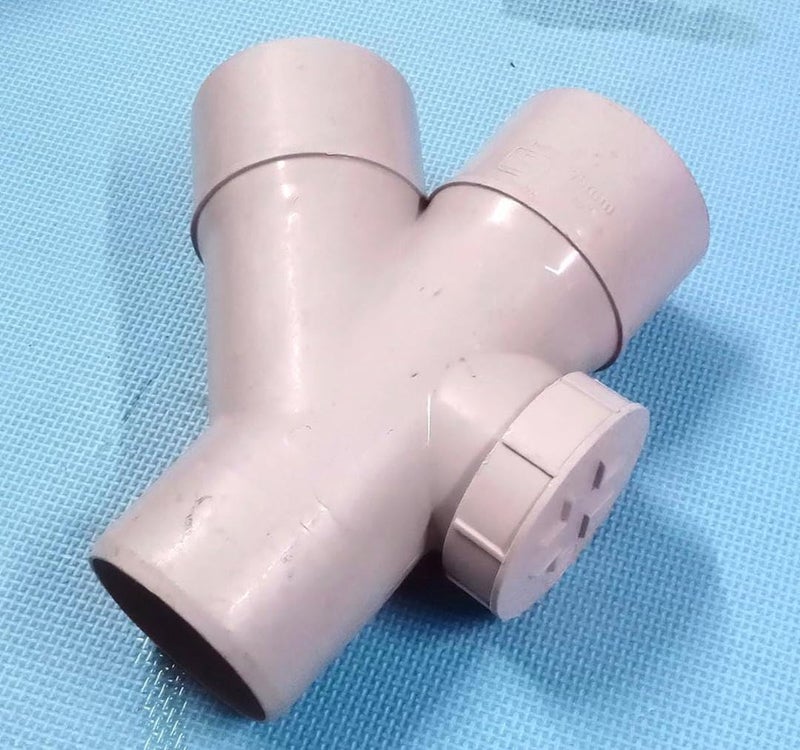 LT PVC Single Y with Door Heavy Duty 75mm pack of 1  - Image 1