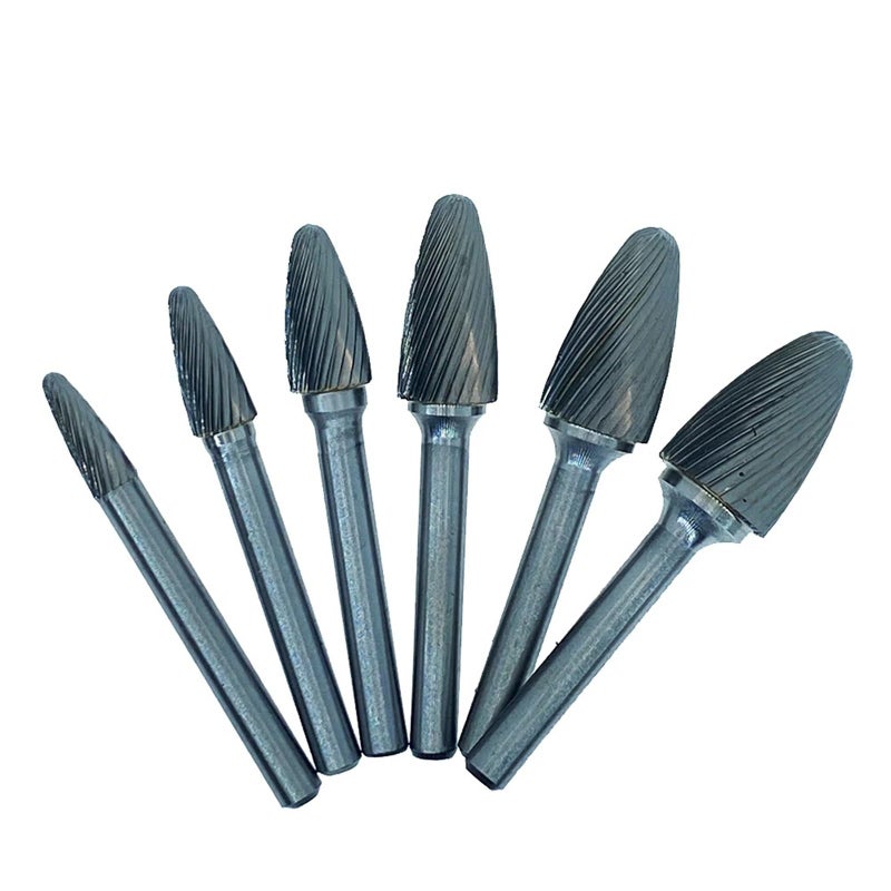 6mm F Type Tungsten Carbide Rotary File Burr For Metal Wood Carving F0618M06 - Image 5