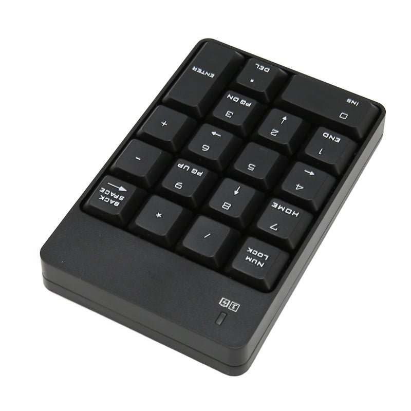 Wireless Numeric Keypad 18-Key Soft Press Touch Angle USB Number Pad - Low Noise Design Compact Number Keypad for Laptop Desktop Computers - Image 5