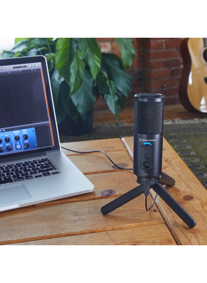 audio-technica Tiesanjiao Atr2500x-usb, Directional Condenser Usb Microphone, Easy To Connect To Computer, For Karaoke, Recording, And Dubbing, Specialized Microphone - Image 2