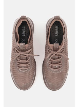 GEOX Women Nebula Lace Up Casual Shoes, Brown  - Image 3