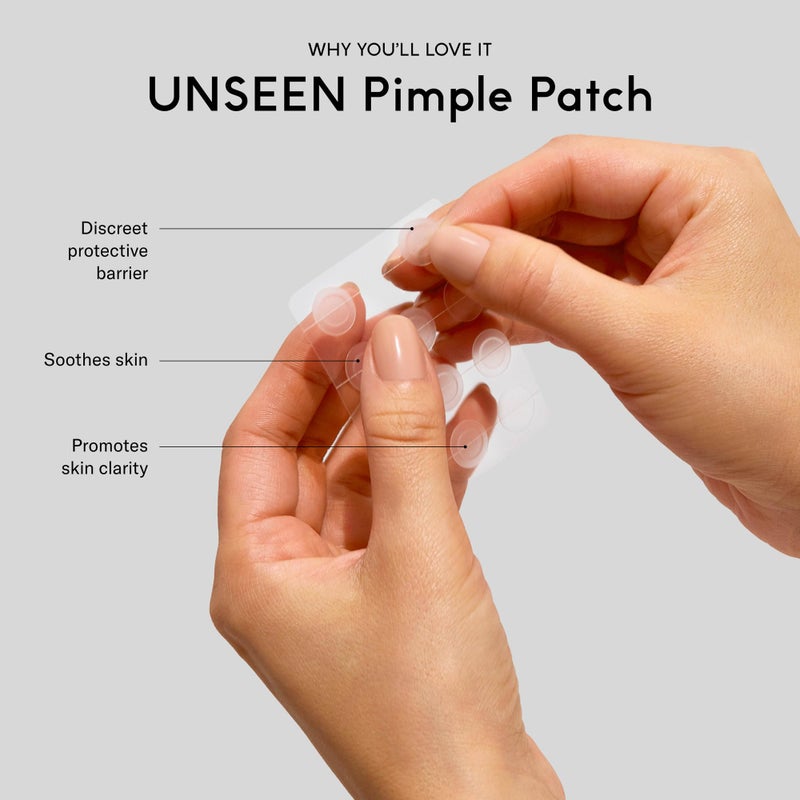 SEEN UNSEEN Pimple Patch - Hydrocolloid and Bakuchiol Formulated Spot Treatment for Face and Skin- Dermatologist Developed- Safe for Sensitive & Acne Prone Skin - Image 3