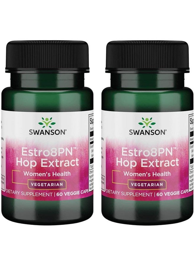 Swanson Estro8Pn Hop Extract 10 mg 60 Veg Caps (2 Pack) - Image 1