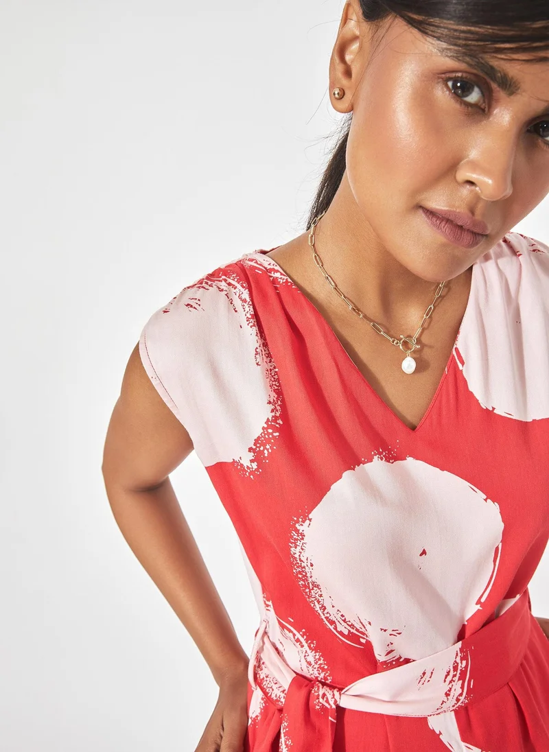 The Label Life Sleeveless Wide Leg Jumpsuit