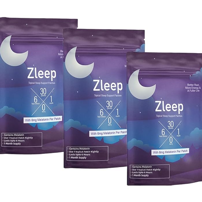 Zleep - Sleep Patches w/Dream Complex and Melatonin - Image 1