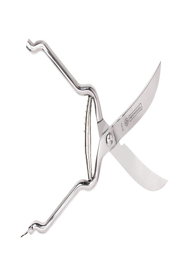 Mundial Chrome Finished Steel 10" Poultry Shears - Image 2