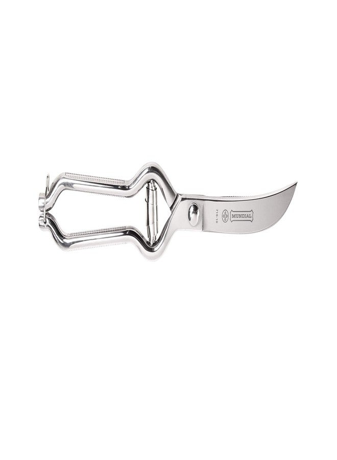 Mundial Chrome Finished Steel 10" Poultry Shears - Image 1