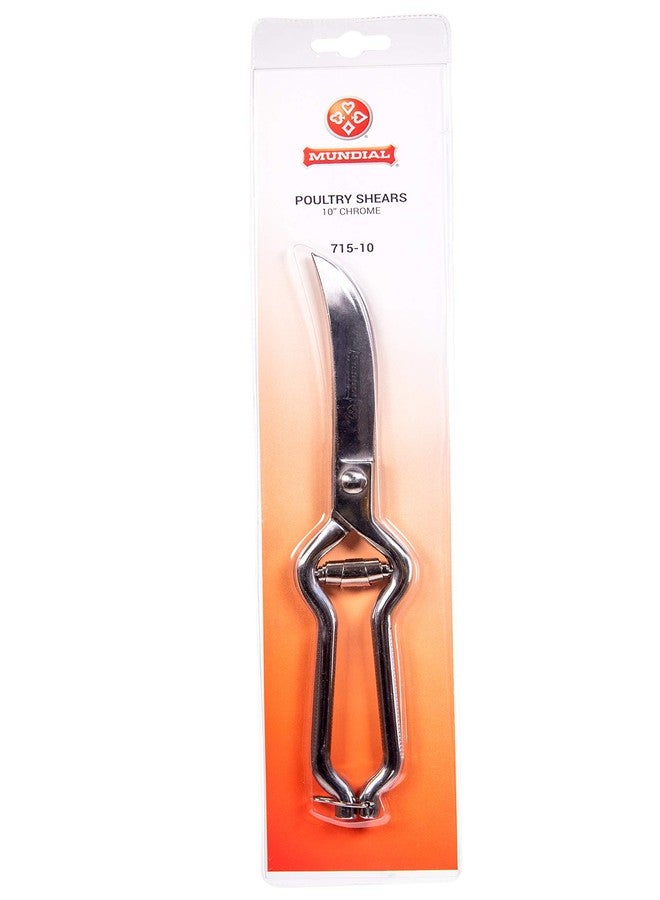 Mundial Chrome Finished Steel 10" Poultry Shears - Image 3