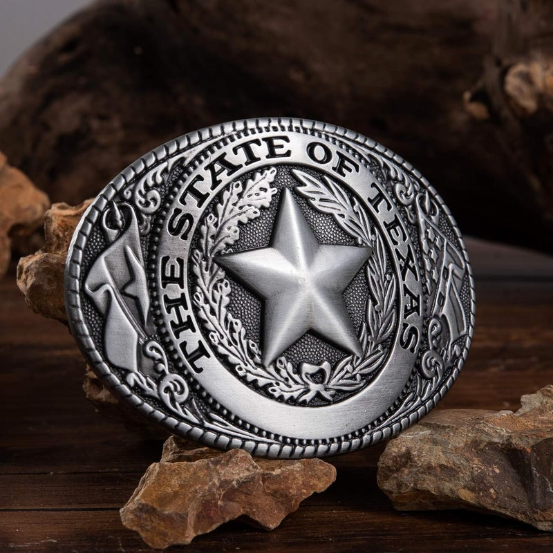 KDG Western Cowboy Belt Buckles Men Vintage Novelty Large Handmade Belt Buckle… - Image 3