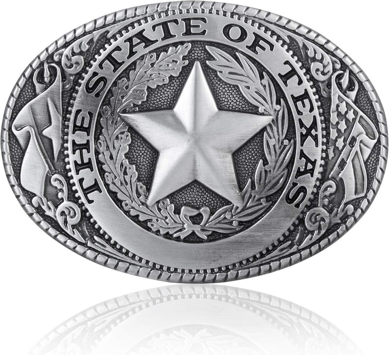 KDG Western Cowboy Belt Buckles Men Vintage Novelty Large Handmade Belt Buckle… - Image 1