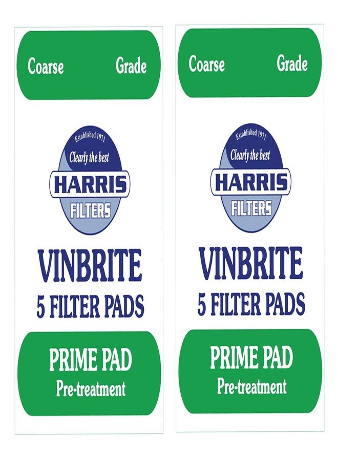 Harris 2x Harris Prime Pre-Filter Pads 5-pack Use with Harris Vinbrite MK3 Filter Kit - Image 3