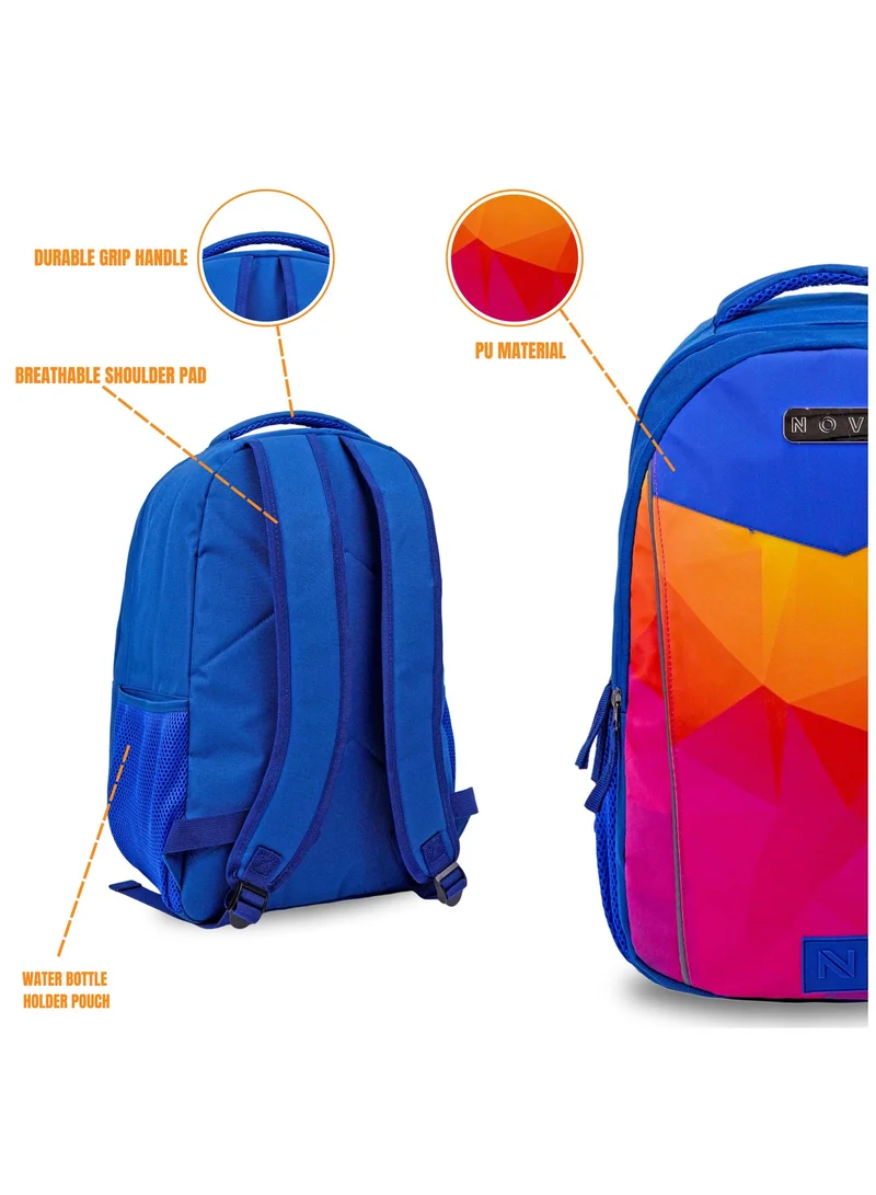 Nova  Nova Color 18-Inch School Backpack | Large Capacity School Bag for Kids & Teens | Lightweight Multi-Compartment Backpack for School, Travel & Everyday Use | Unisex Student Backpack  | Best Price UAE