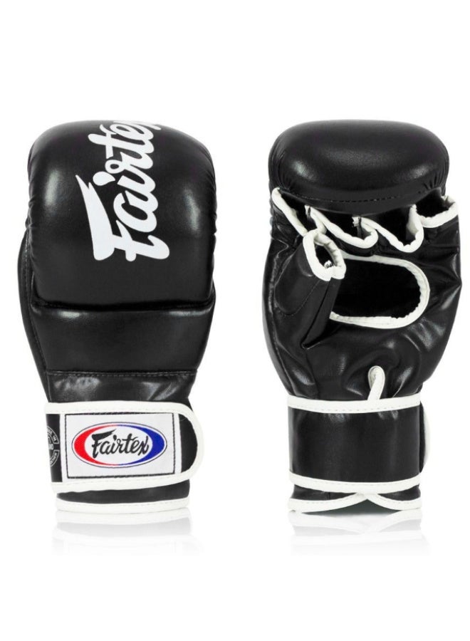 Fairtex FGV18 Super Sparring Grappling Gloves – Black - Image 3