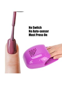 yuyte Nail Dryer Portable Fan Air Blow For Regular Nail Polish[Purple]  - Image 5