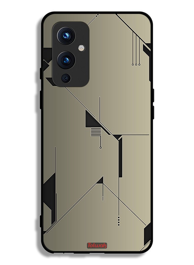 Tolwak OnePlus 9 5G Protective Case Cover Minimalism Abstract Digital Art - Image 2