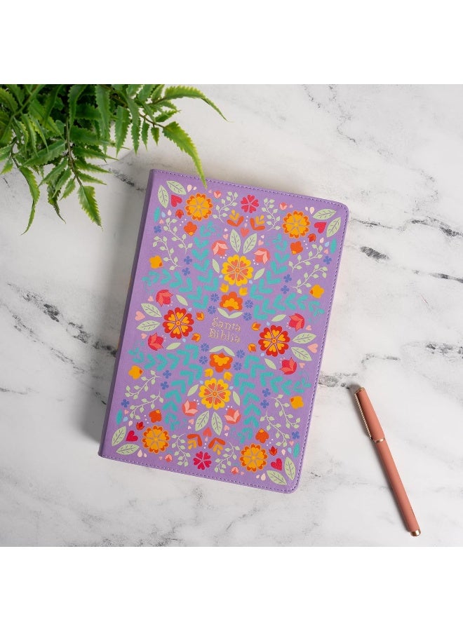 Rvr 1960 Biblia Letra Gigante, Floreada Símil Piel (Edición 2023): Santa Biblia - Image 4