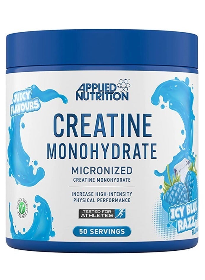 Applied Nutrition Creatine Monohydrate Micronized, Icy Blue Raz, 250 Gm - Image 1