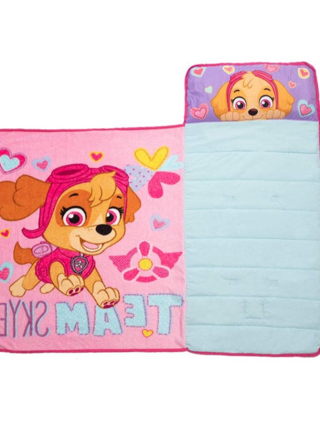 PAW PATROL Paw Patrol Team Skye Toddler Nap Mat Set - Includes Pillow and Fleece Blanket – Great for Girls Napping During Daycare or Preschool - Fits Toddlers, Pink  - Image 5