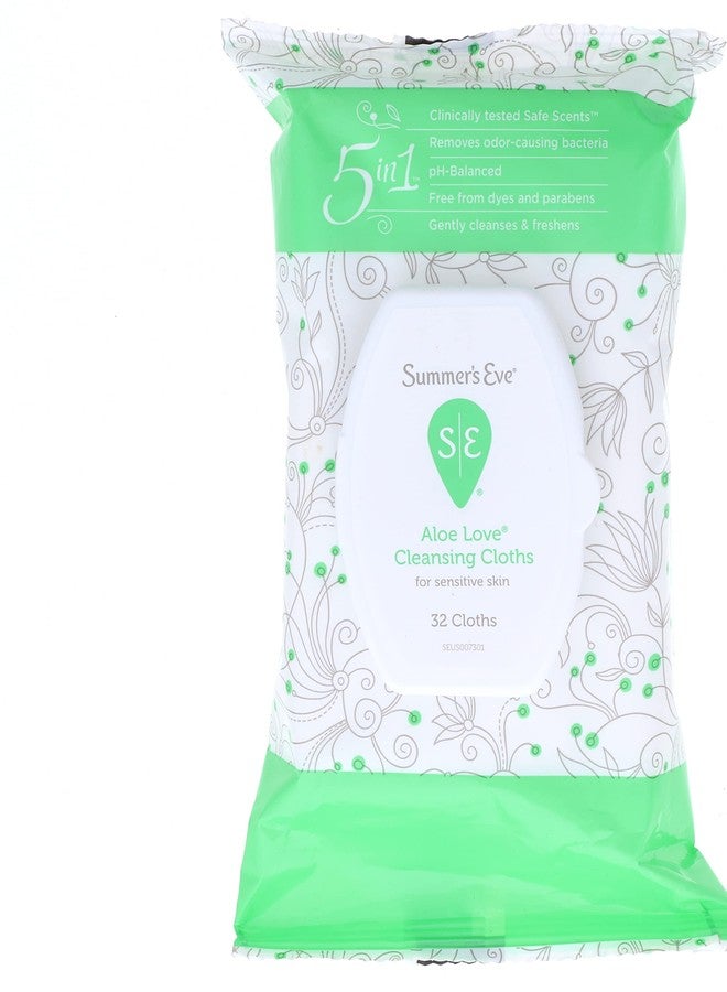 Summer's Eve Cleansing Cloths, Aloe Love, 32 ea - 2pc - Image 2