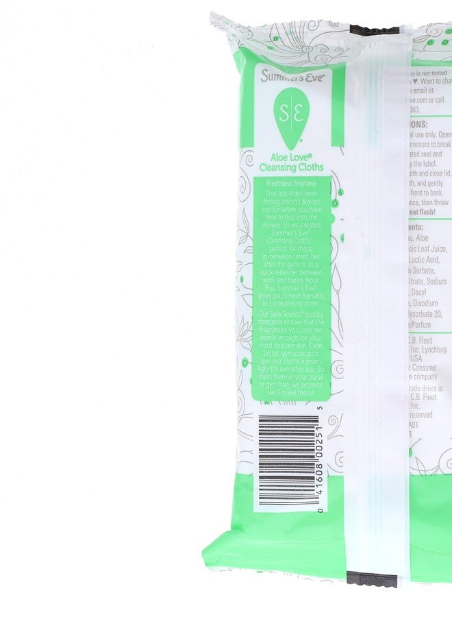 Summer's Eve Cleansing Cloths, Aloe Love, 32 ea - 2pc - Image 3