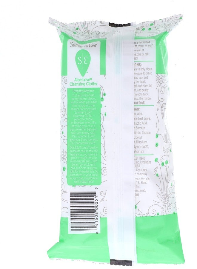 Summer's Eve Cleansing Cloths, Aloe Love, 32 ea - 2pc - Image 4