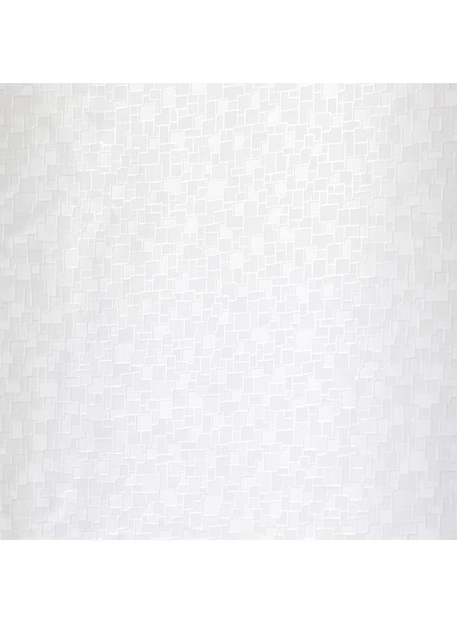 زبون ستارة حمام، بيضاء، 180×200 سم - Image 2