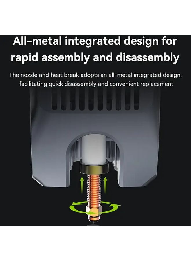 قطعتان 0.2 مم طقم فوهات فولاد مقوى للتبديل السريع لطابعة كرياليتي K2 بلس ثلاثية الأبعاد - Image 4