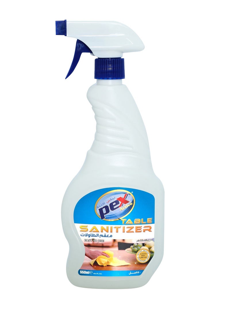 Pex Active Table Sanitizer 550 ml - Image 1