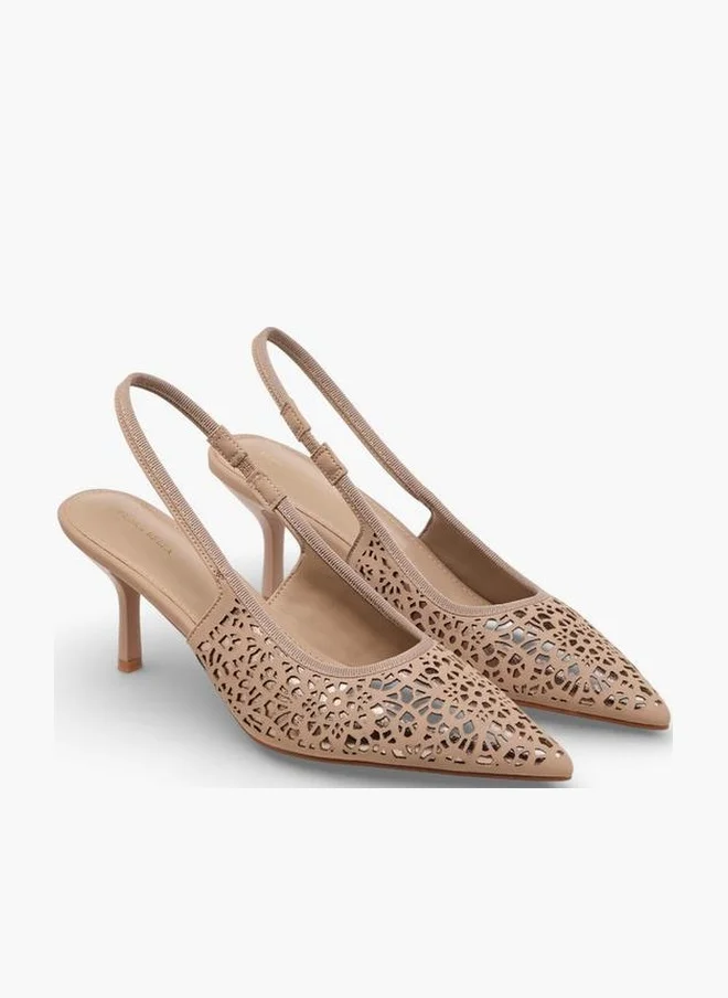 Flora Bella By Shoexpress Flora Bella Women Cutwork Slingback Shoes
