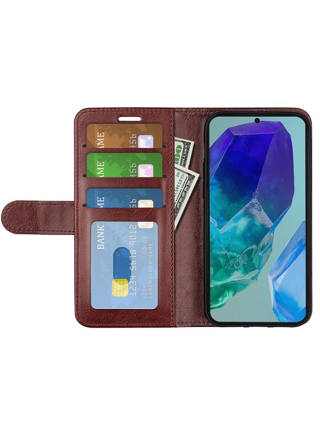 S-TOP Case For Samsung Galaxy M55 5G R64 Texture Horizontal Flip Leather Phone Case - Image 4