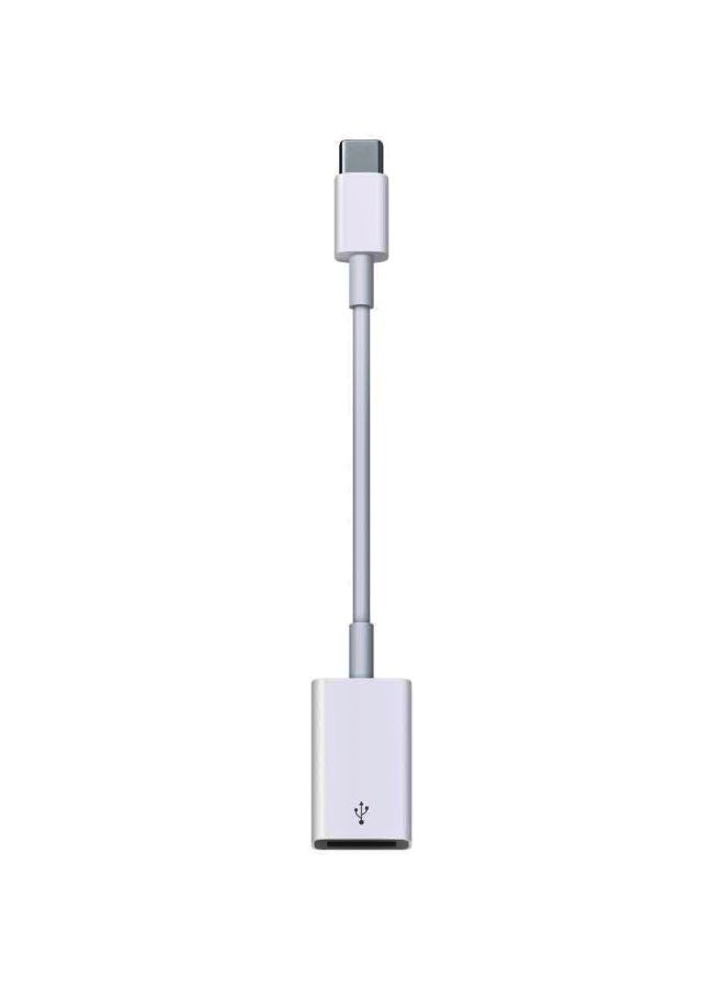 USB-C To USB Adapter White