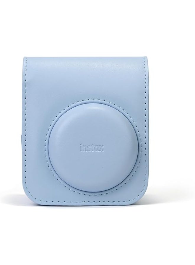 Carion INSTAXx MINI 12 Protective Case,Compatible with Instaxx Mini 12 Camera - PU Leather Bag with Pocket and Adjustable Shoulder Strap- blue - Image 4