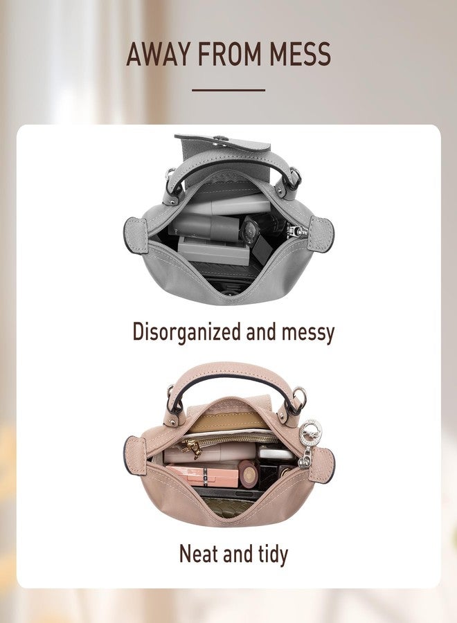 Doxo Mini Purse Organizer Insert for Longchamp-Le Pliage Original/Green Pouch, Lightweight Waterproof DupontPaper Mini Long Champ Bag Organizer Insert, Keeps Bags Shaped & NeatWhite, XS - Image 5