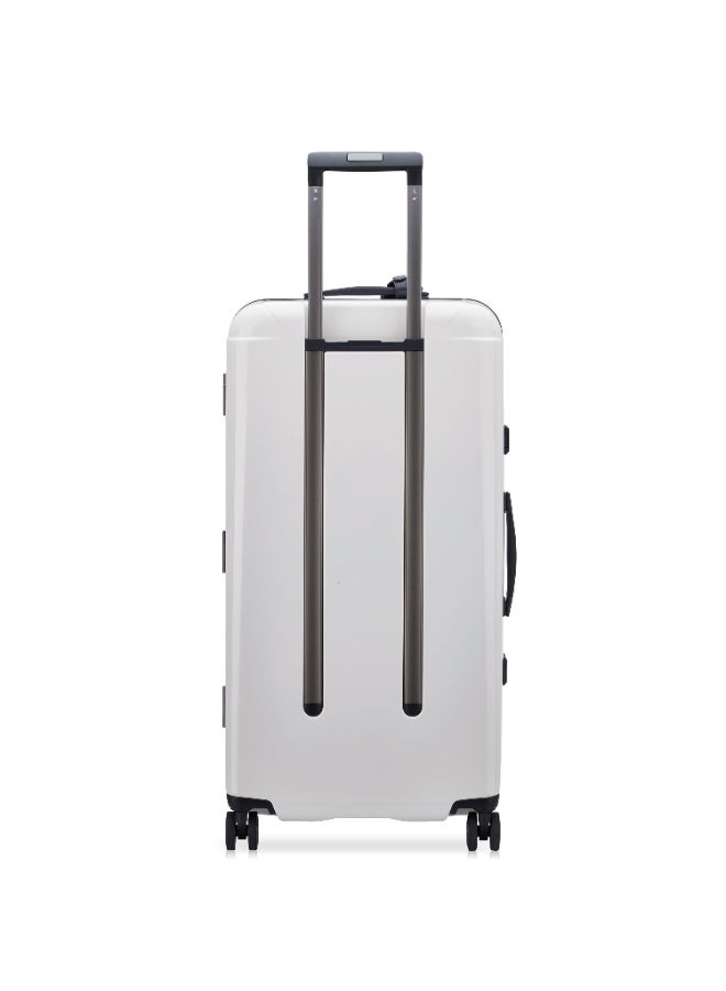 PEUGEOT Voyages 80 cm Hardcase 4 Double Wheel Check-In Luggage Trunk Trolley - White  - Image 3