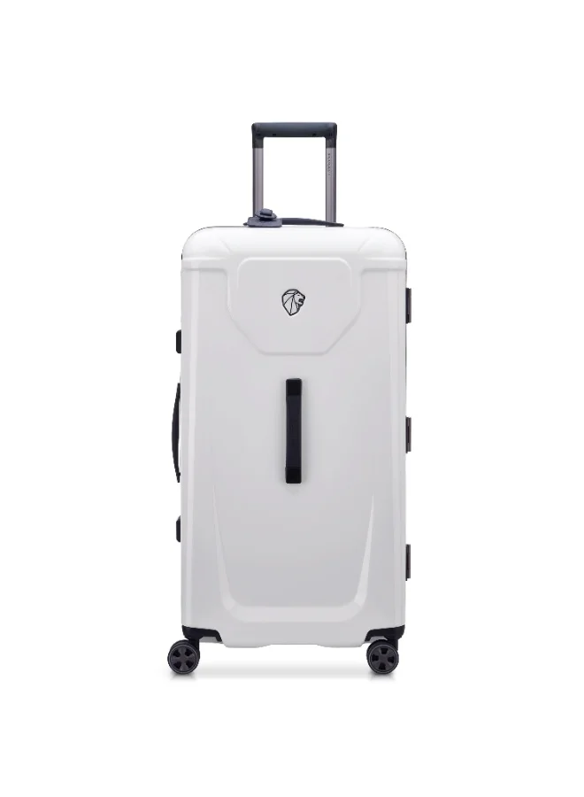 PEUGEOT Voyages 80 cm Hardcase 4 Double Wheel Check-In Luggage Trunk Trolley - White