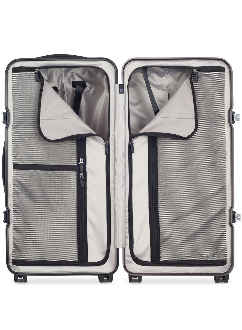 PEUGEOT Voyages 80 cm Hardcase 4 Double Wheel Check-In Luggage Trunk Trolley - White  - Image 5
