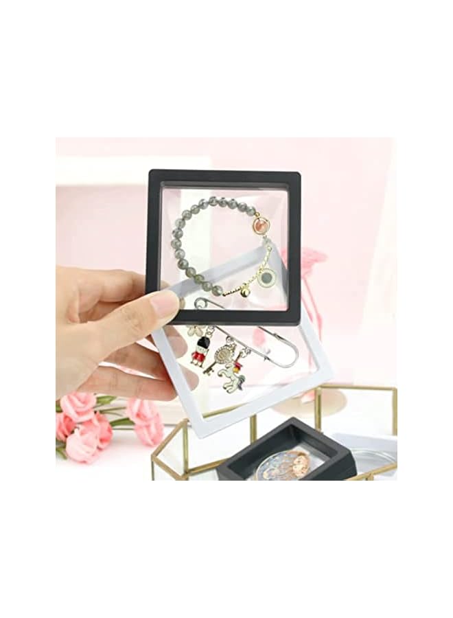 IAF of 8 Jewelry Organizer for Women,Sample Badge Display Box Suitable for Store Earrings, Necklaces and Rings Travel Jewelry Box Storage Case Gift for Women Girls - Image 2