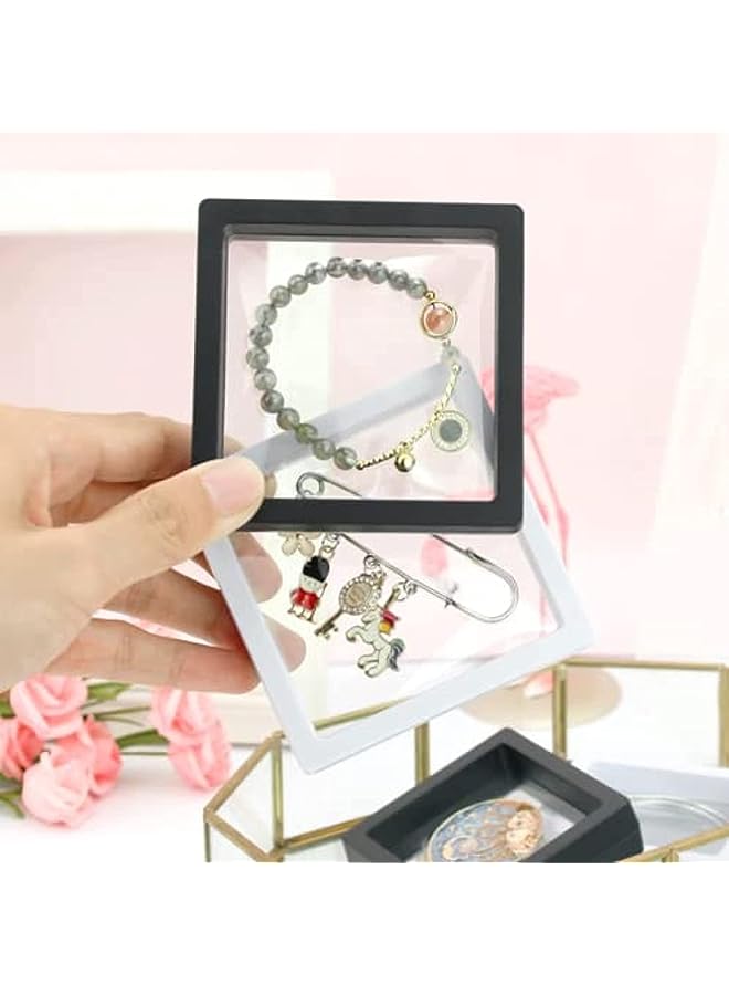 IAF of 8 Jewelry Organizer for Women,Sample Badge Display Box Suitable for Store Earrings, Necklaces and Rings Travel Jewelry Box Storage Case Gift for Women Girls - Image 1