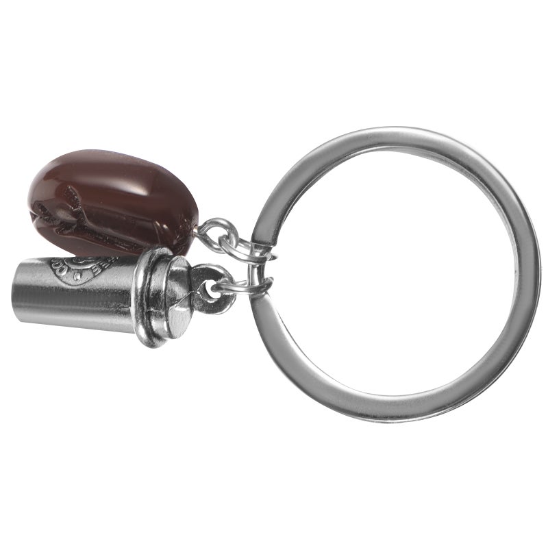 1Pc Adorable Coffee Bean Ornament Hanging Coffee Cup Keychain Bag Pendant - Image 5